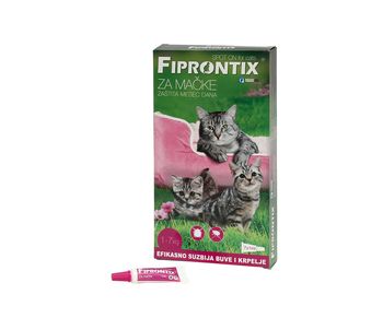 Fiprontix, preparat protiv  buva i krpelja kod mačaka 1ml/7kom (1-7kg)