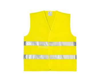 Prsluk fluo, sa reflektujućim trakama, žuti